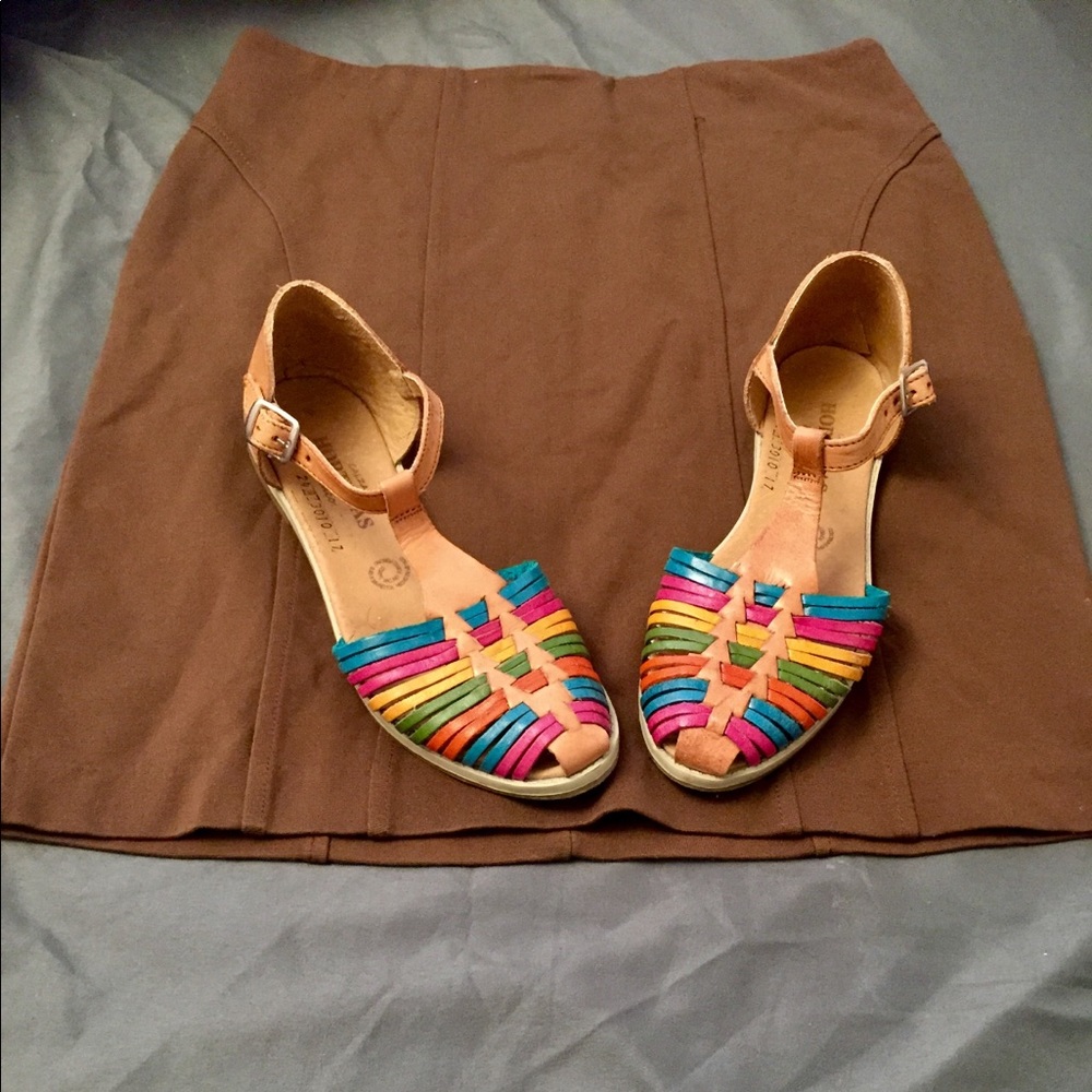 NWOT Women’s 4  Brown Stretchy Aline/Pencil Skirt
